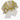 Patterned shower cap on a mannequin head with a white background