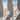 Dog Walking Socks with playful running dog pattern
