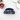 Dark blue acrylic hair clip with French Bulldogs in sailor outfits and nautical motifs, 3.34 inches