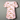 Pink Puppy Love Pajama Shirt featuring short sleeves, a V-neck design, and an adorable Labrador retriever and heart motif, made of soft polyester-spandex fabric.