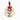 Wooden ornament with paw print, red plaid bow, and name 'Max' on a white background
