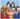 Close-up of the bulldog in sunglasses and hoodie from the Chillin' Dogs Napkins design.