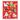 Dishcloth with cartoon dogs in winter clothing on a red background, featuring the brand 'Ecologie danica'.