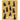 Notebook with black dog illustrations on a beige background