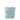 Blue dog print tote bag with bones and tennis balls design