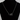 Dog Paw Heart Interlocking Charm Necklace