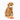 Long plush Loofa Dog Toy in assorted bright colors, shown with a happy dog chewing it.