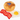 Set of three plush dog toys shaped like bacon, egg, and pancakes lying on a white background.