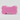 Pink bone-shaped foam block on a light gray background