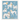 Blue Swedish dish cloth with six illustrated dog breeds, eco-friendly and compostable.