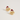 Golden Retriever Santa Earrings
