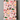 Patterned paper with illustrations of dogs and Christmas elements on a pink background