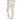 Back view of cream pants with all over paw print