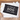 Black doormat with 'A Spoiled Dog Lives Here' text on a wooden floor.