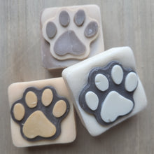 Load image into Gallery viewer, Paw Print Shaped Soaps For Dog Lovers