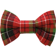 Load image into Gallery viewer, Plaid Dog Bow Tie