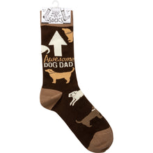 Load image into Gallery viewer, Dog Gifts for Men, Awesome Dog Dad Men&#39;s Socks