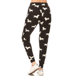 Dog Print Pajama Pants For Women