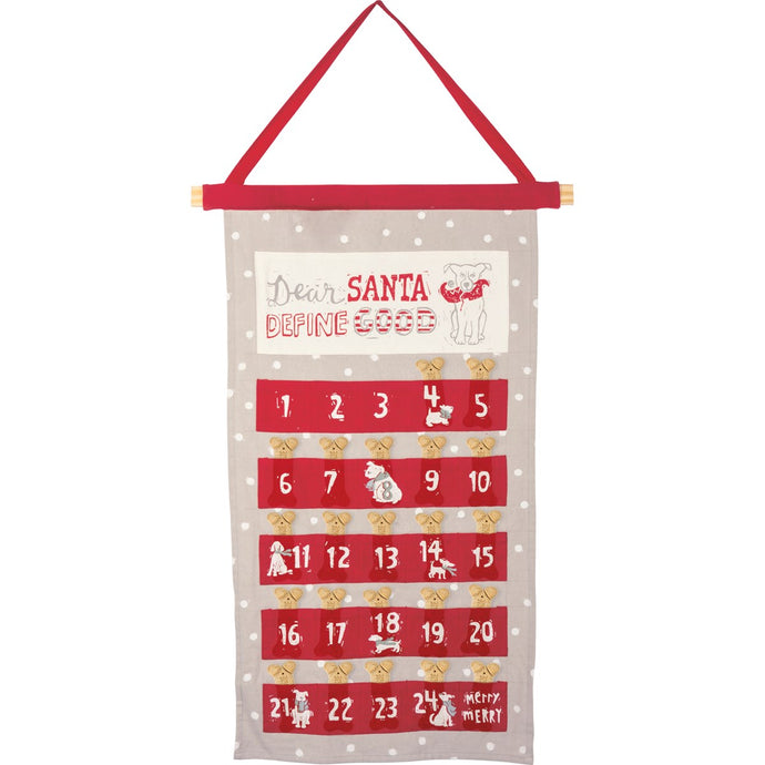 Dog Themed Christmas Decor, Dog Christmas Countdown Calendar