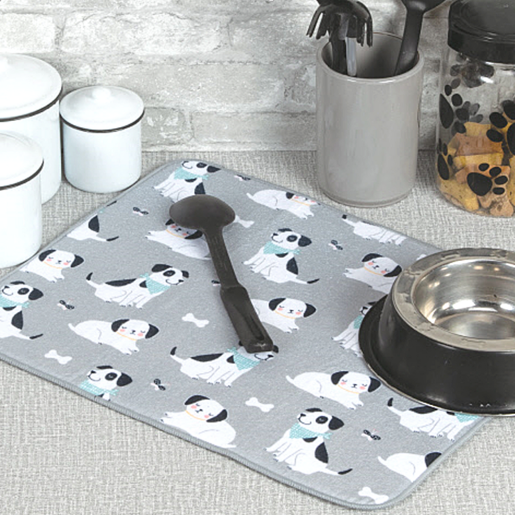 Dog Print Drying Mat – Puppy Love Gifts Shop