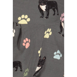 Dog Themed Clothes, Dog Print Lounge Shorts For Women