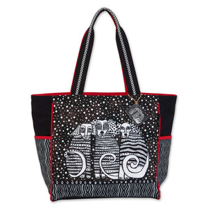 Dog Tote Bag, Black Dog Purse