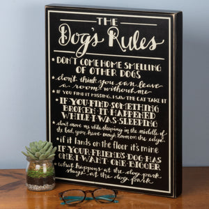 Gifts For Dog Lovers, Dog House Rules Sign