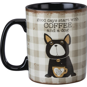 Dog Themed Gifts, Good Days Start With Coffee And A Dog Mug, Dog Person Mug