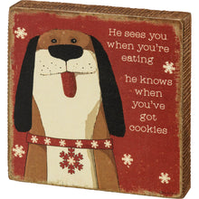 Load image into Gallery viewer, Funny Dog Themed Christmas Decorations, Got Cookies Dog Christmas Wall Décor