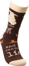 Load image into Gallery viewer, I Like Big Mutts And I Cannot Lie Dog Print Socks