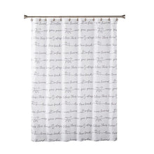 Load image into Gallery viewer, Live Love Bark Dog Themed Shower Curtain