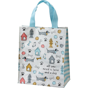 Bags With Dogs On Them, Dog Reusable Shopping Bag