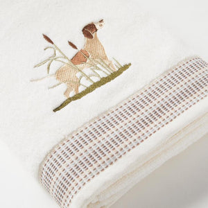 Dog Print Bath Towel