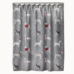 Christmas Gifts For Dog Lovers, Christmas Dog Shower Curtain