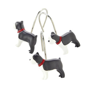 Dig Themed Christmas Gifts, Christmas Dog Shower Curtain Hooks