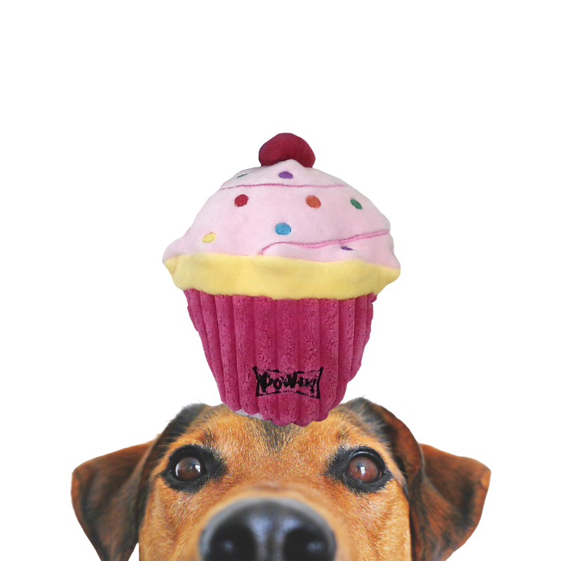 Cupcake dog toy sales