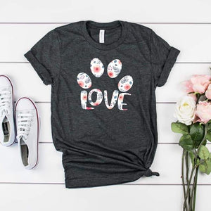 Paw Print Clothing, Dog Lover Paw Print T-Shirt