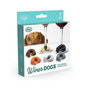 Weiner Dogs Wine Glass Markers For Dog Lovers