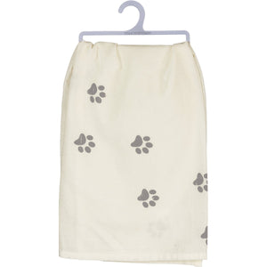 Dog Tea Towels With Paw Print