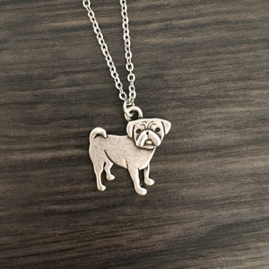Gifts For Pug Lovers, Pug Jewelry, Pug Necklace