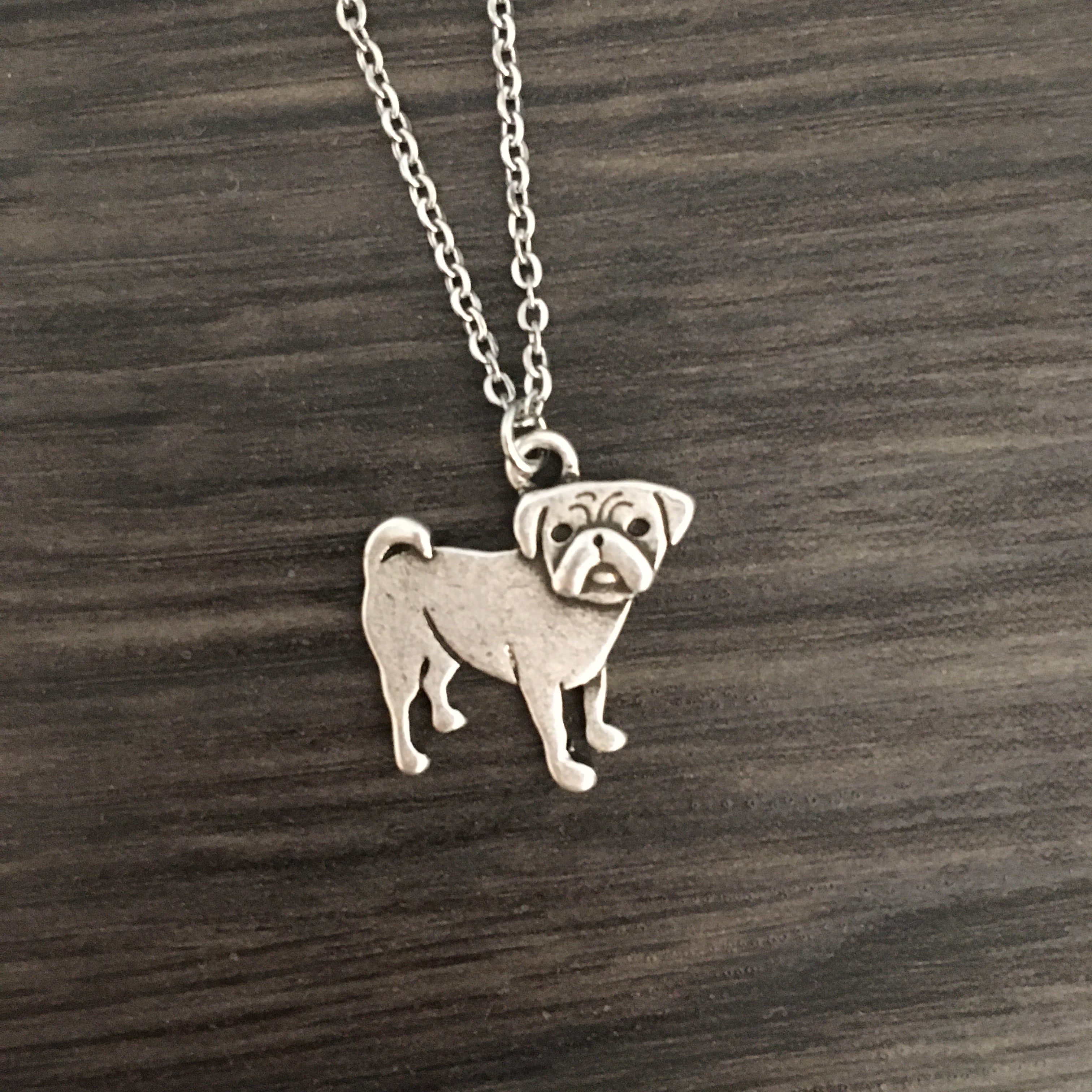 Pug necklace sales