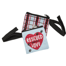 Load image into Gallery viewer, Accessories For Dog Owners, Funny  Pet Waste Pouch, Rescued With Love Dog Poop Bag